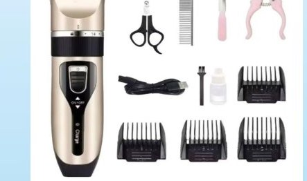 Kit Maquininha De Tosa 5 Itens