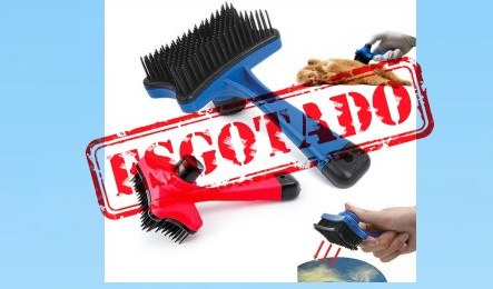 Escova Rasqueadeira Remover Pelos De Pe