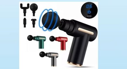 Pistola Massageadora Smart Fáscia Com Led Indicador