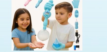 Brinquedo Maquina De Balha De Sabao Com Fumaca