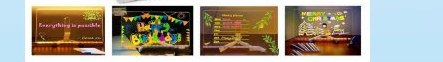 Lousa Luminaria Escrever Led Abajur 3d 20 X 20
