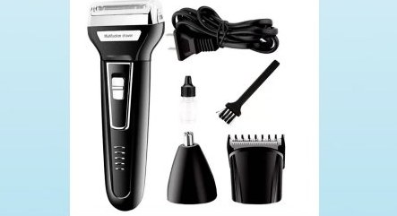 Maquina Barbear Shaver Kemei 3 Em 1 Km-6558