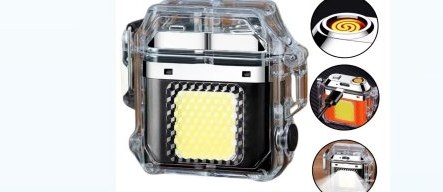 Isquero Resistencia Recarregavel Usb Preimium Portatil Led