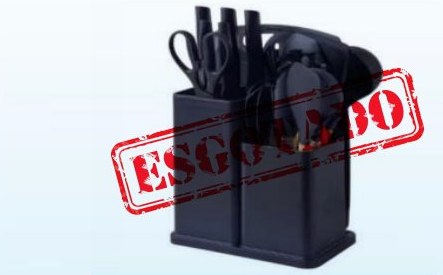 Kit Utensilios De Cozinha De Silicone 19 Pc