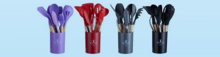 Kit Utensílios De Cozinha Colorida