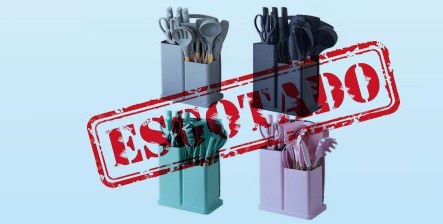 Kit Utensilios De Cozinha De Silicone